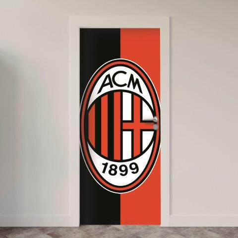 Adesivo de Porta Futebol Milan