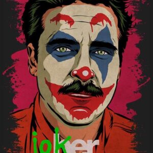108 Quadro em Lona Joker