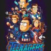 Quadro em Lona Jovens Vingadores