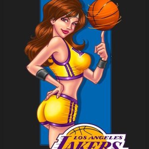 Quadro em Lona Lakers Girl