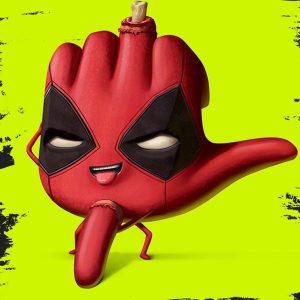 Quadro em Lona Dead Pool Hand