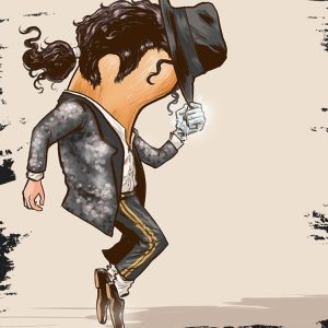 Quadro em Lona Michael Jackson
