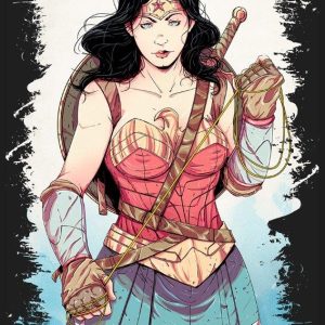 Quadro em Lona Mulher Maravilha