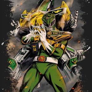 Quadro em Lona Power Ranger Verde
