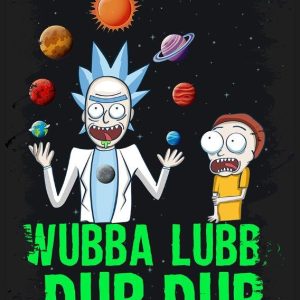Quadro em Lona Rick and Morty