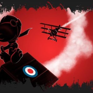 Quadro em Lona Snoopy War