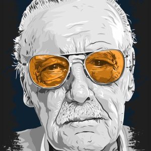 Quadro em Lona Stan Lee