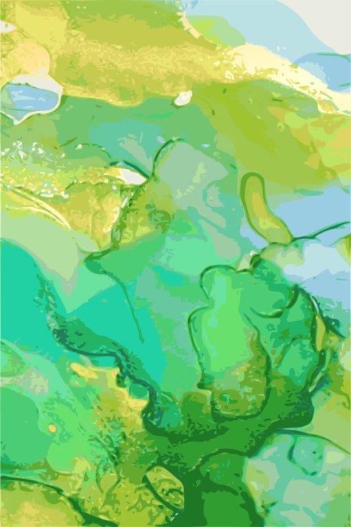 Kit com 3 Quadros Arte Abstrata em Lona