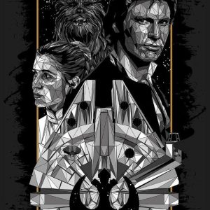 Quadro em Lona Star Wars