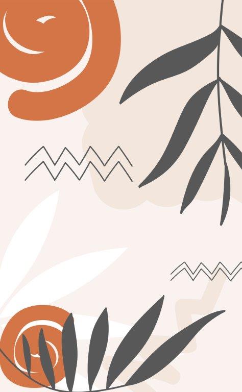 Kit com 3 Quadros Arte Abstrata em Lona