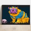 Quadro em Lona Thanos Dog