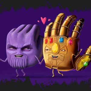 Quadro em Lona Thanos Manopla