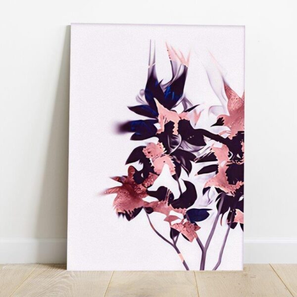 Quadro em Lona Borda Infinita Floral