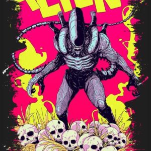 2 Quadro em Lona Alien