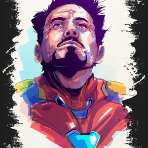 Quadro em Lona Tony Stark