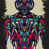 206 Quadro em Lona Ultron Vitral