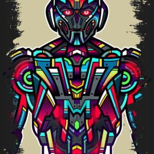 206 Quadro em Lona Ultron Vitral