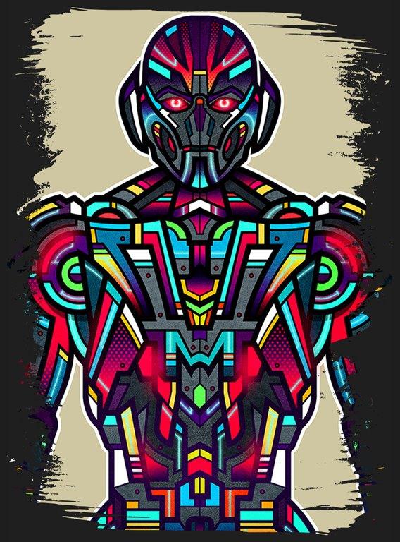 206 Quadro em Lona Ultron Vitral