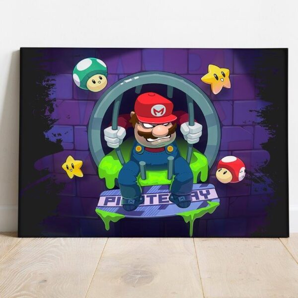 215 Quadro em Lona Spiderman Art