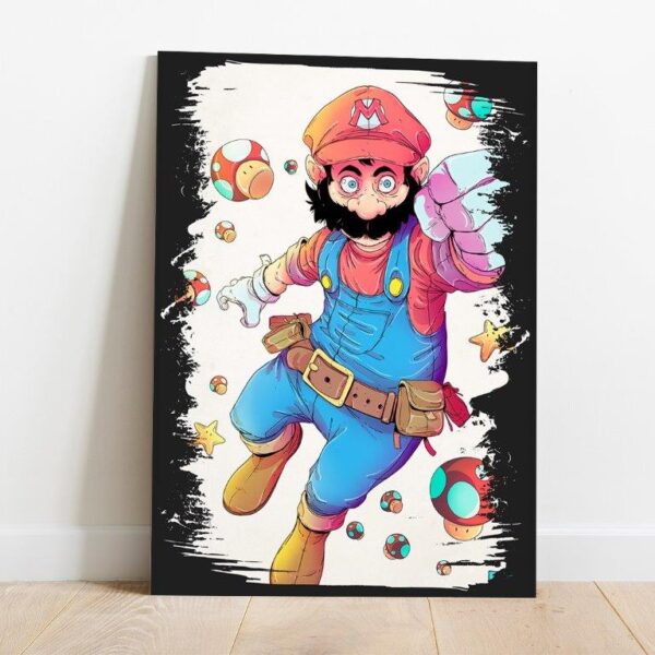 216 Quadro em Lona Spiderman Hang