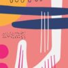 Kit com 3 Quadros Arte Abstrata em Lona