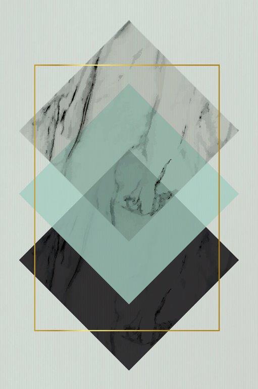 23 Quadro em Lona Borda Infinita Abstrato