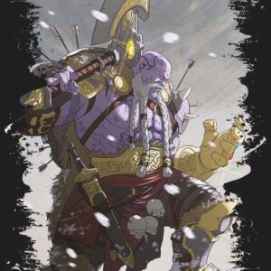 Quadro em Lona Thanos Battle