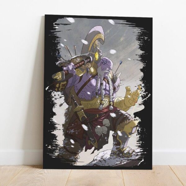 230 Quadro em Lona Thanos Battle
