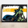 240 Quadro em Lona Darth Vader