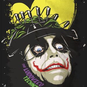 25 Quadro em Lona Coringa Laranja Mecânica