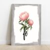 Quadro em Lona Borda Infinita Floral Fé