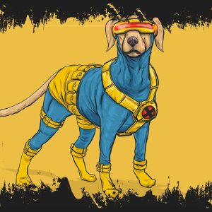 Quadro em Lona Cyclop Dog