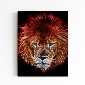 Quadro em Lona Leão