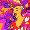 Kit com 3 Quadros em Lona Borda Infinita Arte Singer