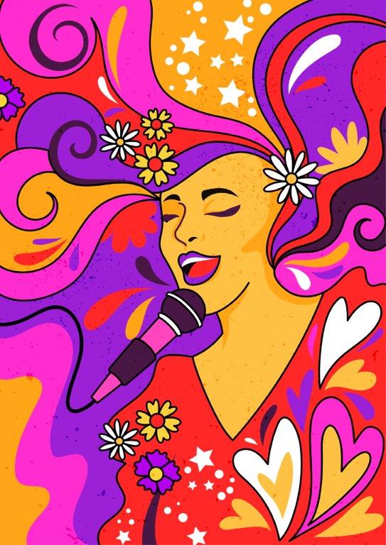 Kit com 3 Quadros em Lona Borda Infinita Arte Singer