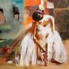 313 Kit com 3 Quadros em Lona Borda Infinita Arte Ballet