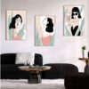 33 Kit com 3 Quadros em Lona Borda Infinita Arte Sensações