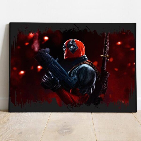 Quadro em Lona Pantera Negra