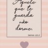 Kit com 3 Quadros em Lona Frases Amor & Fé