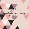Kit com 3 Quadros em Lona Frases Amor & Fé