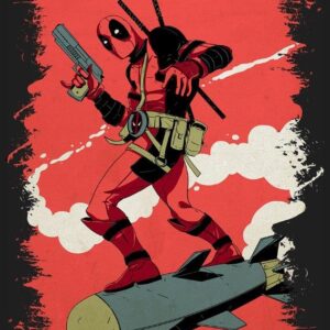 39 Quadro em Lona Dead Pool