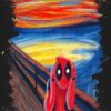 Quadro em Lona Edvard Munch & Dead Pool