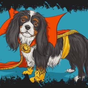 Quadro em Lona Dog Estranho