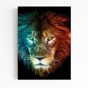 Quadro em Lona Leão