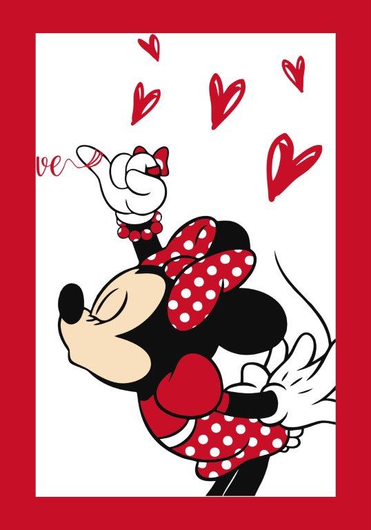 Kit com 3 Quadros em Lona Infantil Mickey & Minnie