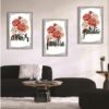 56 Kit com 3 Quadros em Lona Amor Família& Gratidão