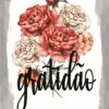 563 Kit com 3 Quadros em Lona Amor Família& Gratidão
