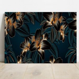 72 Quadro Borda Infinita Floral