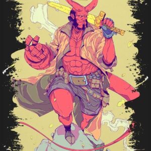 75 Quadro em Lona HellBoy