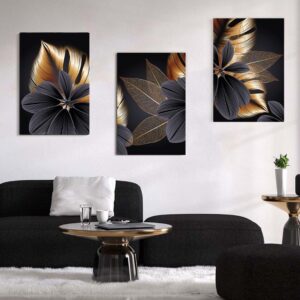76 Quadro Borda Infinita Floral